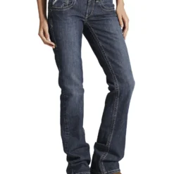 Ariat Women's Mid Rise Flame Resistant Boot Cut Jeans -Default Template 4 086U79 N9 P2