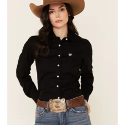 Cinch Women's Western Weave Pocket Shirt