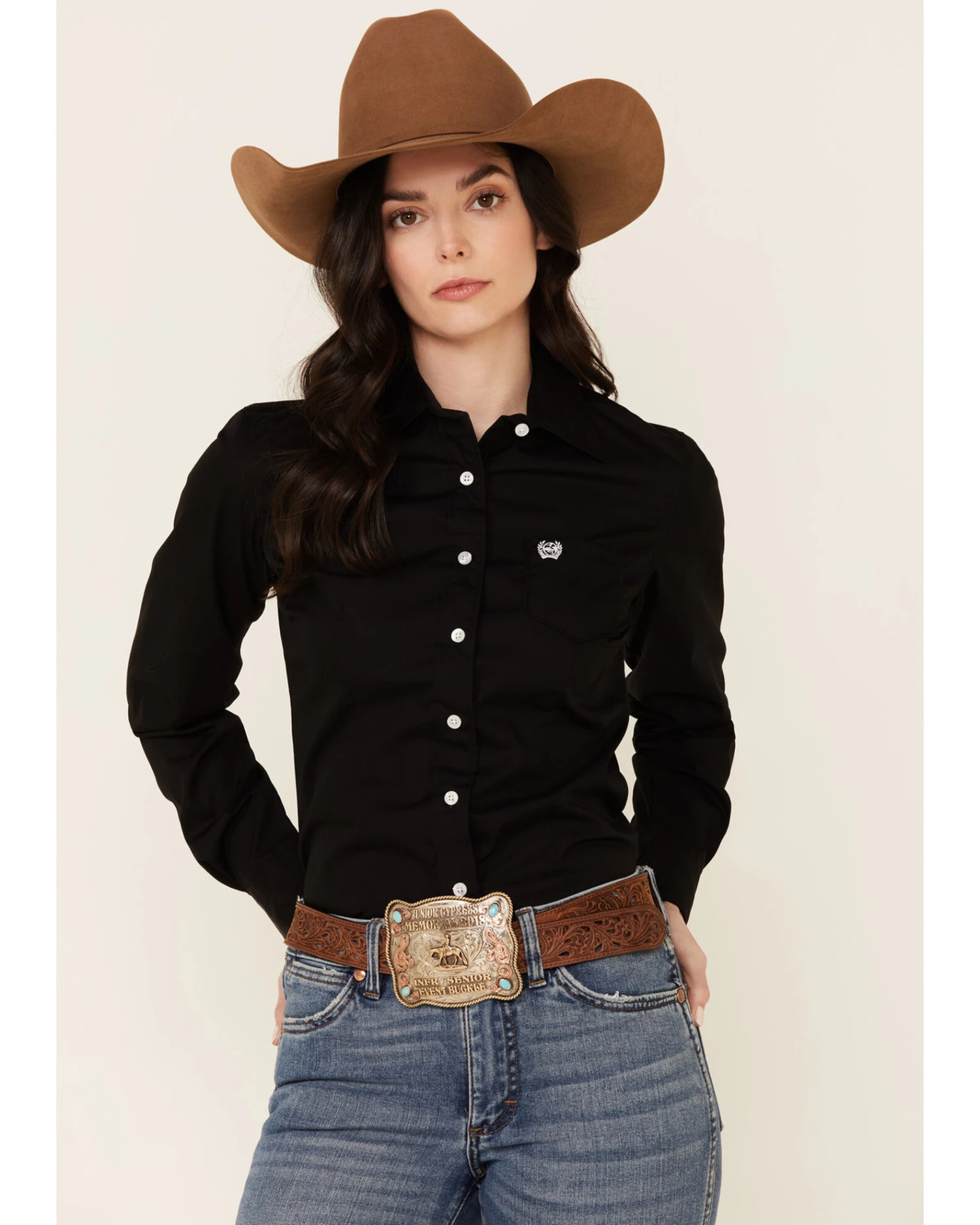 Cinch Women's Western Weave Pocket Shirt 1 Cinch Women's Western Weave Pocket Shirt