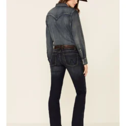 Wrangler Retro Women's Dark Wash Sadie Jeans  -Default Template 4 2000215178 402 P3