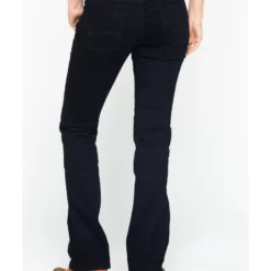Wrangler Women's Black Mid Rise Bootcut Jeans