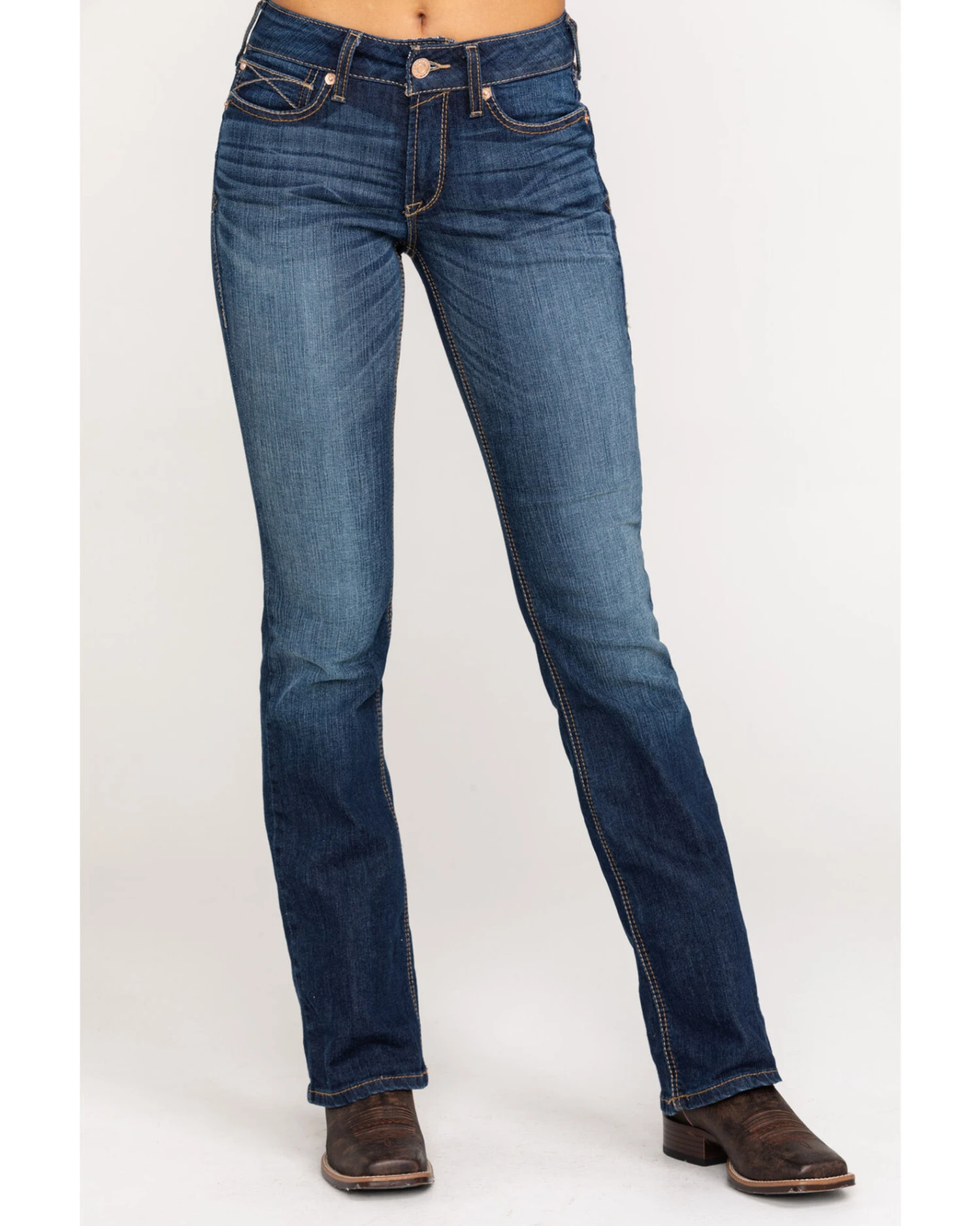Ariat Women's R.E.A.L. Perfect Rise Stretch Rosa Bootcut Jeans 2 Ariat Women's R.E.A.L. Perfect Rise Stretch Rosa Bootcut Jeans - Image 2