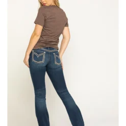 Shyanne Women's Scroll Dark Wash Bootcut Jeans  -Default Template 4 2000291152 400 P5