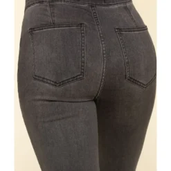 Free People Women's High Rise Dark Wash Just Float On Flare Jeans -Default Template 4 2000309730 001 P5