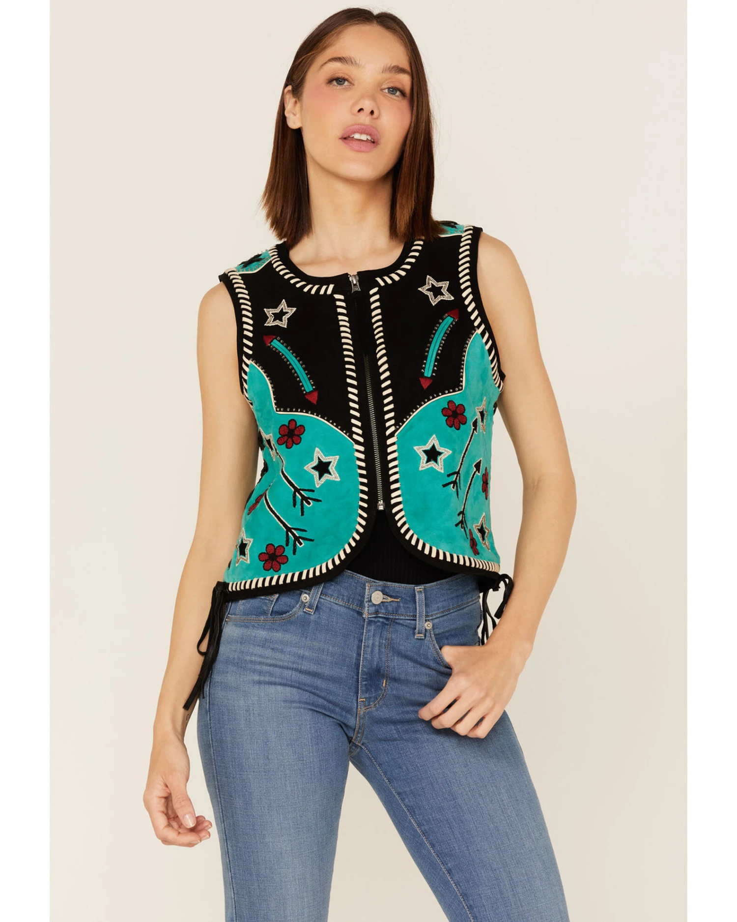 Double D Ranch Women's Roping The Wind Vest 1 Double D Ranch Women's Roping The Wind Vest