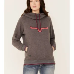 Kimes Ranch Women's Two-Scoops Logo Hoodie Sweatshirt