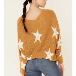 Wishlist Women's Star Print Pullover Sweater  -Default Template 4 2000340770 701 P5