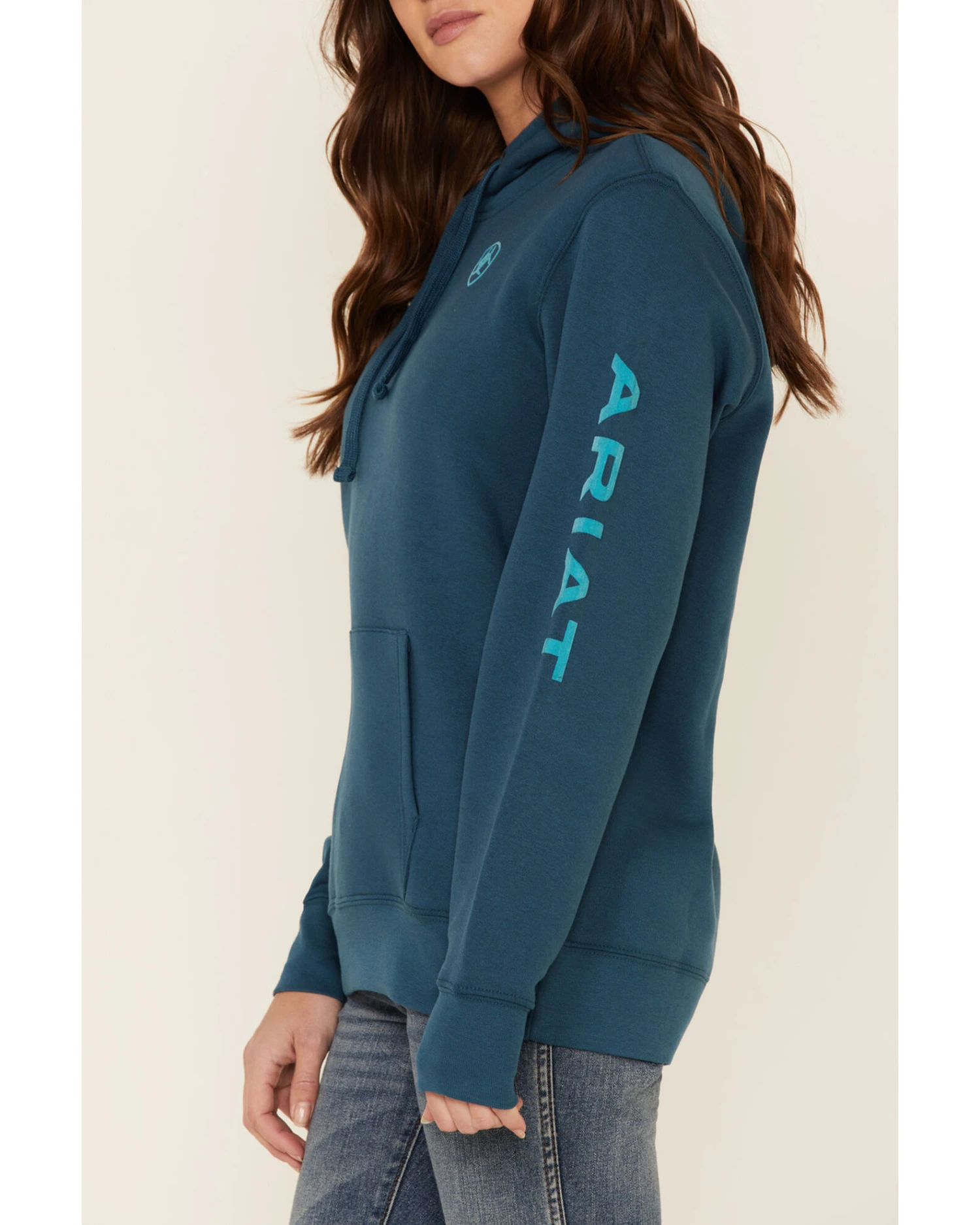 Ariat Women's Eurasian R.E.A.L Arm Logo Graphic Hoodie 4 Ariat Women's Eurasian R.E.A.L Arm Logo Graphic Hoodie - Image 4
