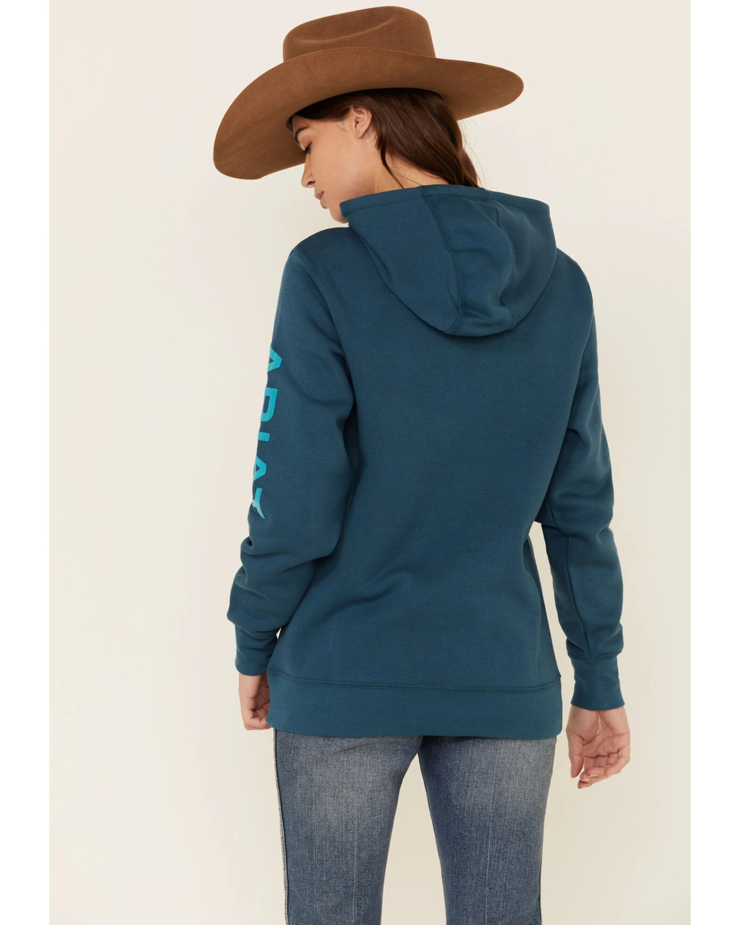 Ariat Women's Eurasian R.E.A.L Arm Logo Graphic Hoodie 5 Ariat Women's Eurasian R.E.A.L Arm Logo Graphic Hoodie - Image 5