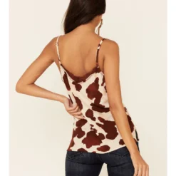 Idyllwind Women's Cow Print Little Lace Cami 7 Idyllwind Women's Cow Print Little Lace Cami -Default Template 4 2000342557 280 P4