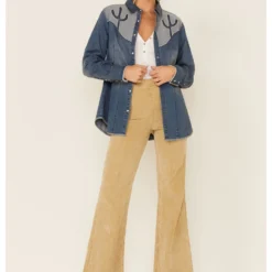 Tasha Polizzi Women's Flara Indigo Cactus Long Sleeve Shirt 6 Tasha Polizzi Women's Flara Indigo Cactus Long Sleeve Shirt -Default Template 4 2000344731 400 P3