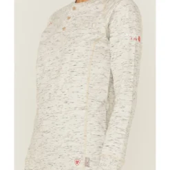 Ariat Women's FR Air Henley Long Sleeve Work Pocket Shirt  -Default Template 4 2000356541 070 P3