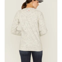 Ariat Women's FR Air Henley Long Sleeve Work Pocket Shirt  -Default Template 4 2000356541 070 P4