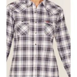 Ariat Women's FR Whitney Plaid Print Long Sleeve Snap Work Shirt 6 Ariat Women's FR Whitney Plaid Print Long Sleeve Snap Work Shirt -Default Template 4 2000356559 570 P3