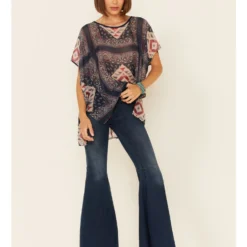 Tasha Polizzi Women's Sahara Tile Print Poncho Top 7 Tasha Polizzi Women's Sahara Tile Print Poncho Top -Default Template 4 2000356690 900 P4