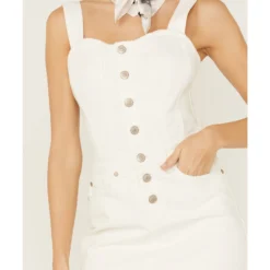 Shyanne Women's Denim Button Mini Dress -Default Template 4 2000358488 100 P4