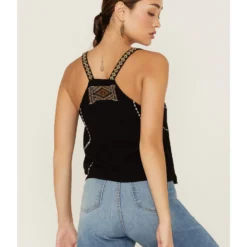 Shyanne Women's Southwestern Embroidered V-Neck Cami -Default Template 4 2000358572 001 P3