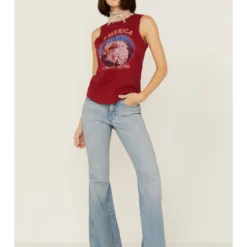Shyanne Women's America Eagle Red Graphic Tank -Default Template 4 2000358584 600 P4