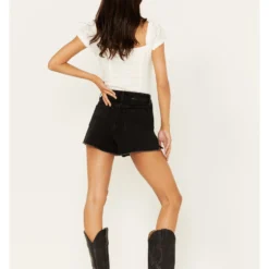 Idyllwind Women's Outlaw Vintage Wash Raw Edge Hem Denim Shorts -Default Template 4 2000358961 001 P3