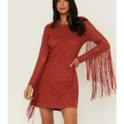 Idyllwind Women's Fairlane Crochet Fringe Dress