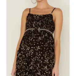 Cleo + Wolf Women's Dark Brown Floral Duster Dress -Default Template 4 2000359353 201 P3