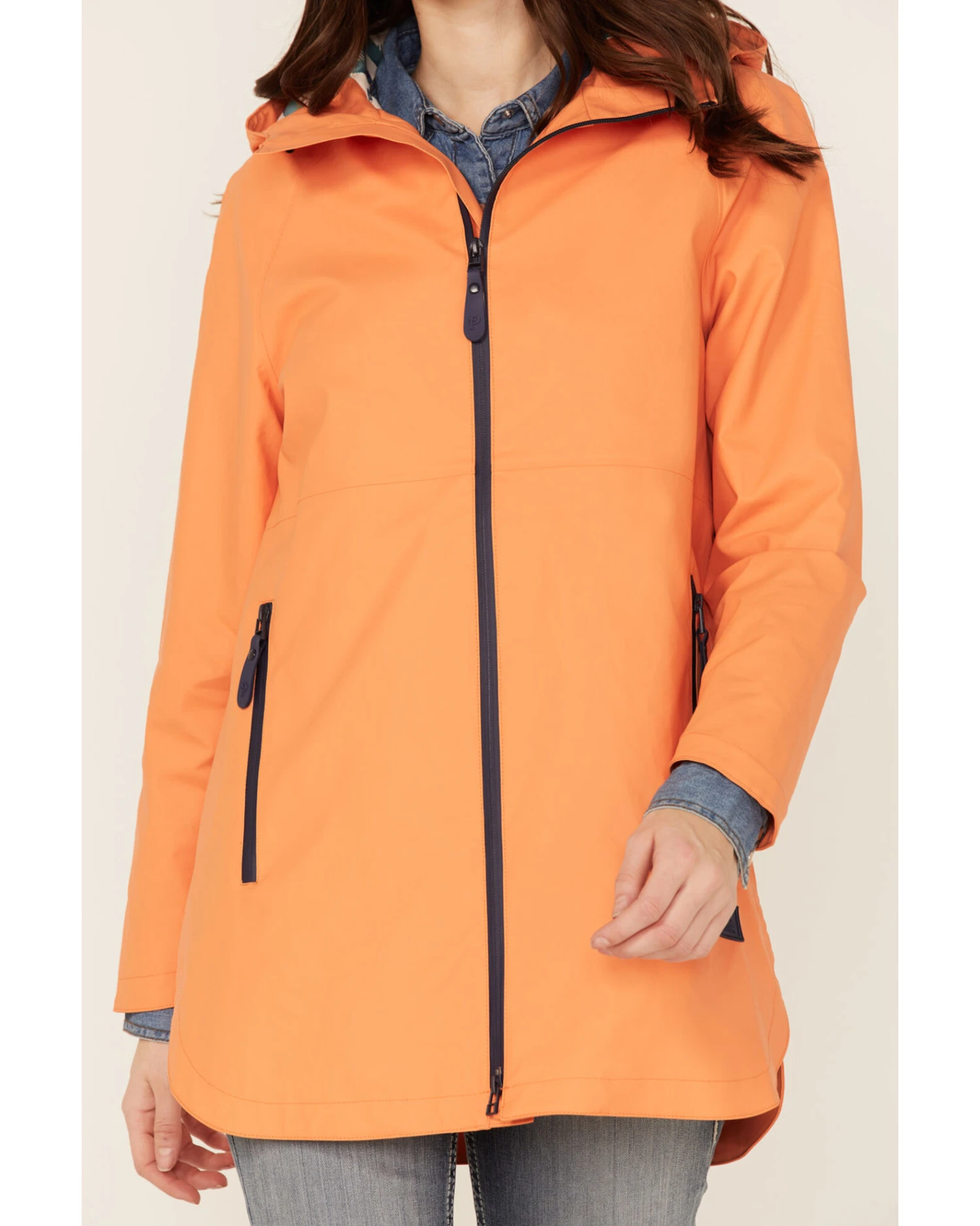 Pendleton Women's Shoalwater Hooded Rain Topper Jacket 2 Pendleton Women's Shoalwater Hooded Rain Topper Jacket - Image 2