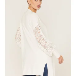 Shyanne Women's Lace Knit Cardigan Sweater -Default Template 4 2000364780 103 P4