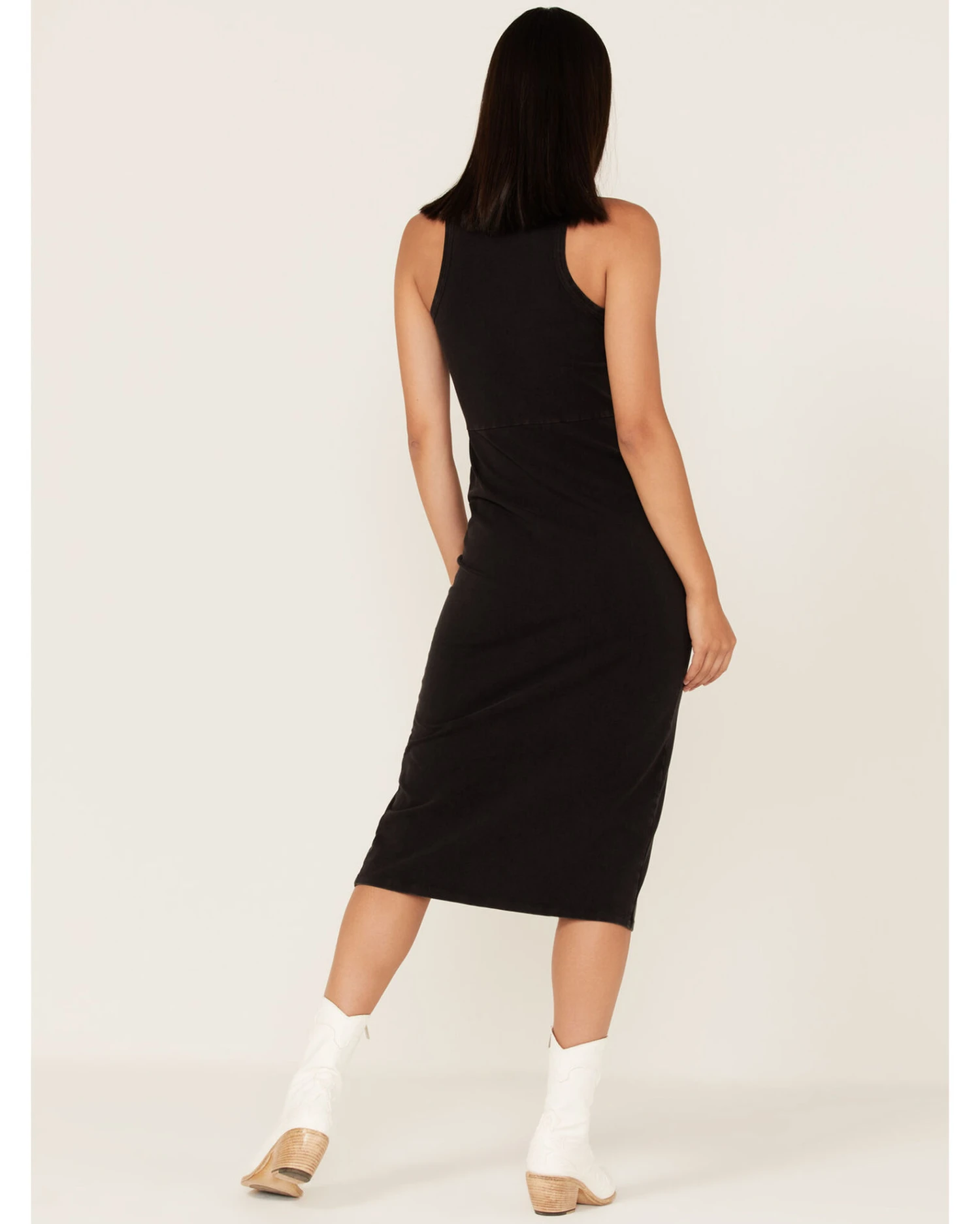 Cleo + Wolf Women's Halter Slit Midi Dress 4 Cleo + Wolf Women's Halter Slit Midi Dress - Image 4