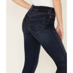 Cleo + Wolf Women's Dark Wash Stretch High Rise Modern Bootcut Jeans 7 Cleo + Wolf Women's Dark Wash Stretch High Rise Modern Bootcut Jeans -Default Template 4 2000364992 400 P4