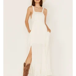 Cleo + Wolf Women's Textured Western Maxi Dress