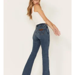 Wrangler Retro Women's Medium Wash High Rise Hadley Stretch Trouser Flare Jeans 7 Wrangler Retro Women's Medium Wash High Rise Hadley Stretch Trouser Flare Jeans -Default Template 4 2000365216 400 P4