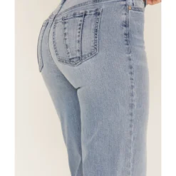 Shyanne Women's Light Wash High Rise Seamed Flare Jeans -Default Template 4 2000365353 412 P4