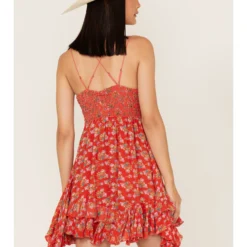 Free People Women's Adella Floral Print Sleeveless Slip Dress -Default Template 4 2000366152 600 P4