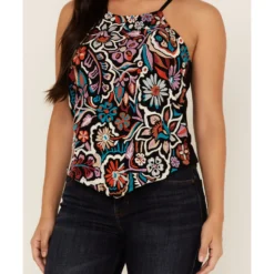 Idyllwind Women's Embroidered Handkerchief Tank  -Default Template 4 2000366363 440 P3