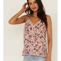 Idyllwind Women's Lurex Little Lace Tank Top