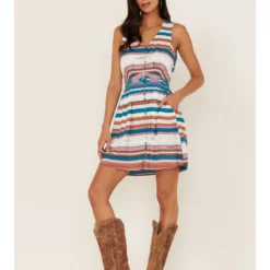 Idyllwind Women's Southwestern Print Sleeveless Dress