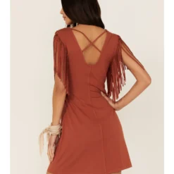 Idyllwind Women's Countrywood Jersey Fringe Dress -Default Template 4 2000366764 202 P4