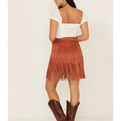 Idyllwind Women's Chestnut Trail Faux Suede Skirt 6 Idyllwind Women's Chestnut Trail Faux Suede Skirt -Default Template 4 2000367320 202 P3