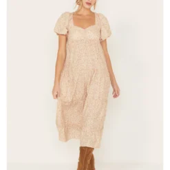 Show Me Your Mumu Women's Odette Daisy Print Midi Dress