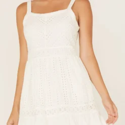 Skies Are Blue Women's Crochet Sleeveless Midi Dress -Default Template 4 2000370588 100 P3