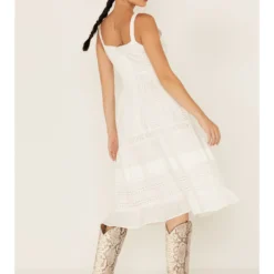 Skies Are Blue Women's Crochet Sleeveless Midi Dress -Default Template 4 2000370588 100 P4