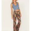 Wrangler Women's Bloom Print Wanderer Flare Jeans