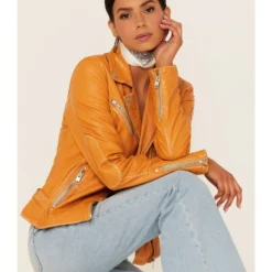 Mauritius Leather Women's Sofia Moto Leather Jacket