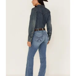 Ariat Women's R.E.A.L. Light Wash Mid Rise Allessandra Bootcut Jeans 6 Ariat Women's R.E.A.L. Light Wash Mid Rise Allessandra Bootcut Jeans -Default Template 4 2000372213 400 P3