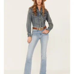 Ariat Women's R.E.A.L. Light Wash High Rise Felicity Stretch Bootcut Jeans