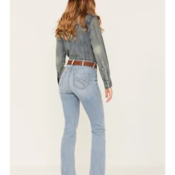 Ariat Women's R.E.A.L. Light Wash High Rise Felicity Stretch Bootcut Jeans -Default Template 4 2000372255 400 P3