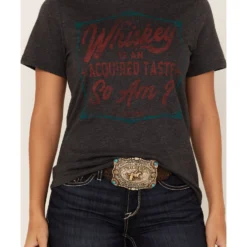 Wrangler Women's Whiskey Acquired Taste Graphic Tee -Default Template 4 2000372292 001 P3