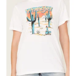 Wrangler Women's Sunset Cactus Logo Graphic Tee -Default Template 4 2000372295 100 P3