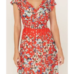 Miss Me Women's Floral Print Split Hem Maxi Dress -Default Template 4 2000372858 600 P3