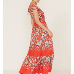 Miss Me Women's Floral Print Split Hem Maxi Dress -Default Template 4 2000372858 600 P4